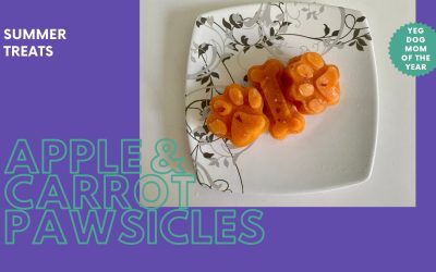 Apple And Carrot Pawsicles